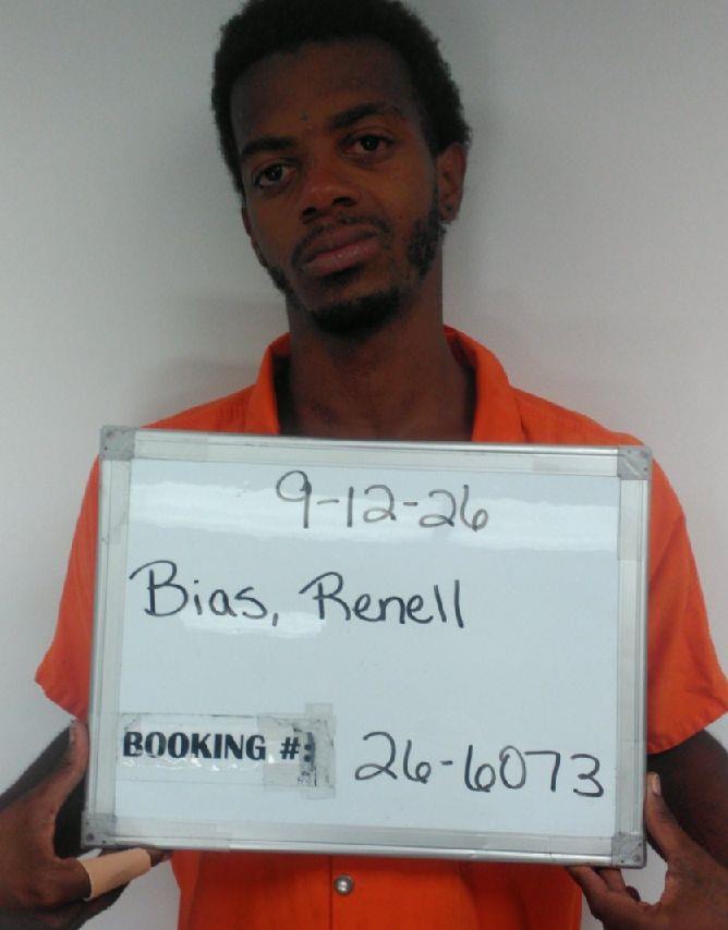 Booking photo of Renell Bias