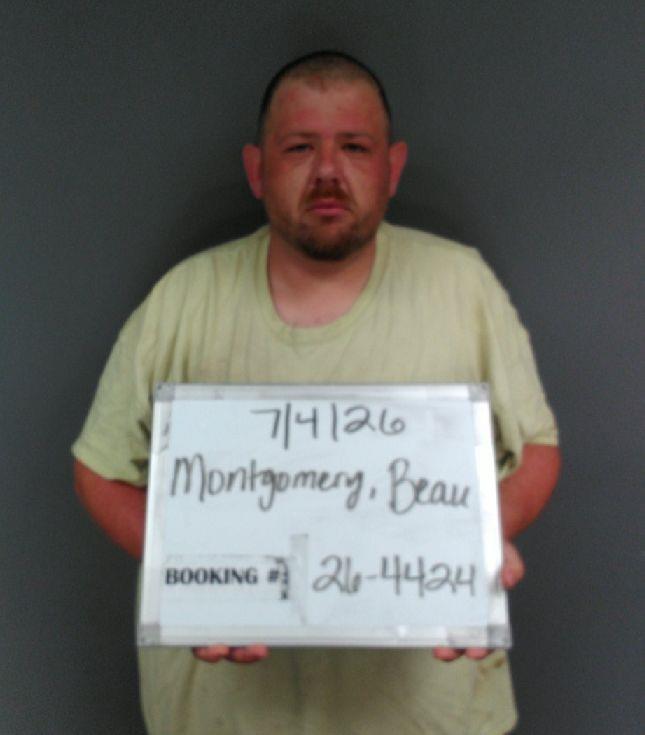 Beau Montgomery booking photo