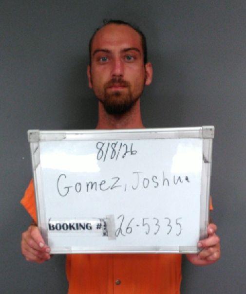 Booking photo of Joshua Gomez