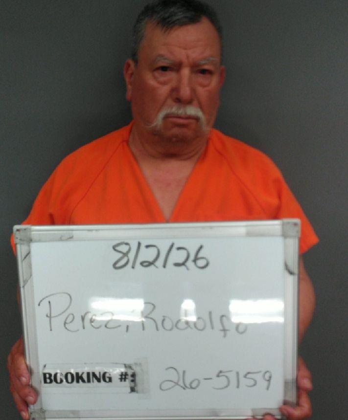 Booking photo of Rodolfo Perez