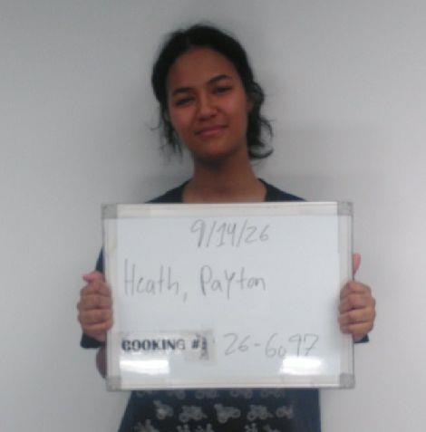 Payton Heath booking photo