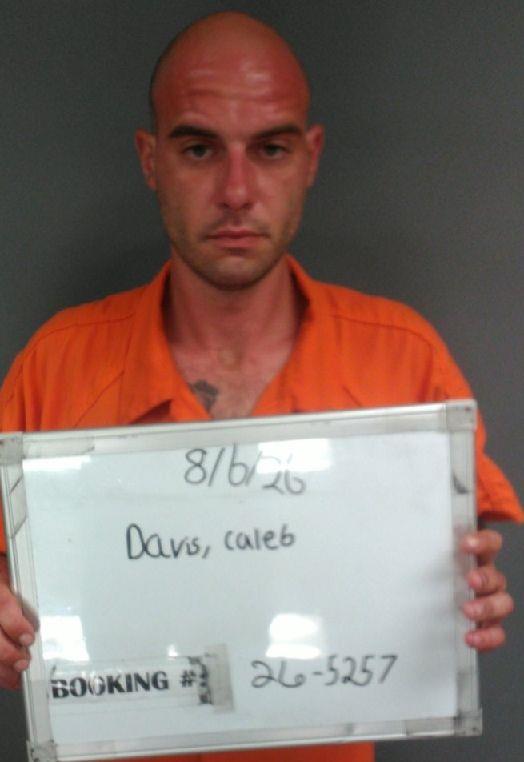 Booking photo of Caleb Davis
