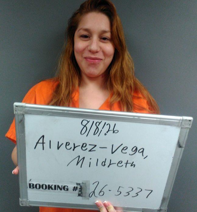 Booking photo of Mildreth Alvarez-vega