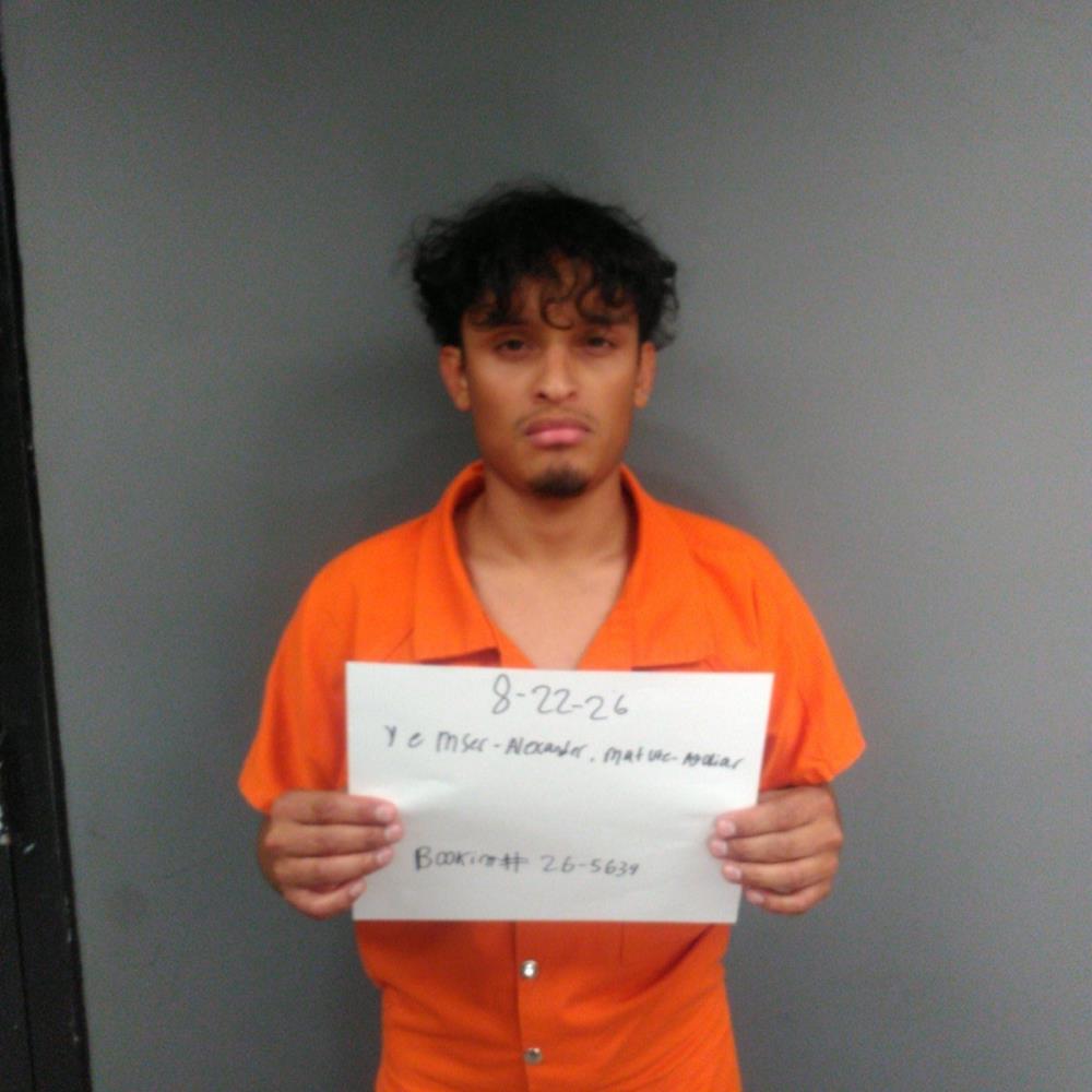 Booking photo of Yemser-alexander Matute-aguilar