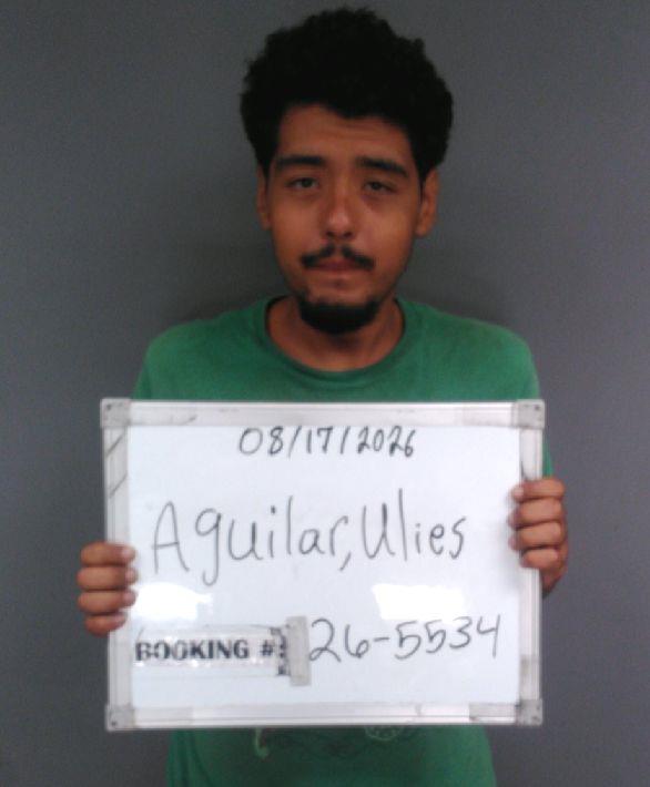 Booking photo of Ulices Aguilar
