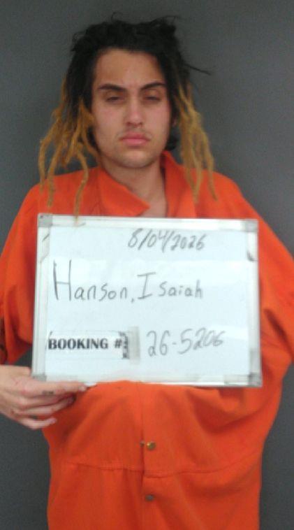 Booking photo of Isaiah Hanson