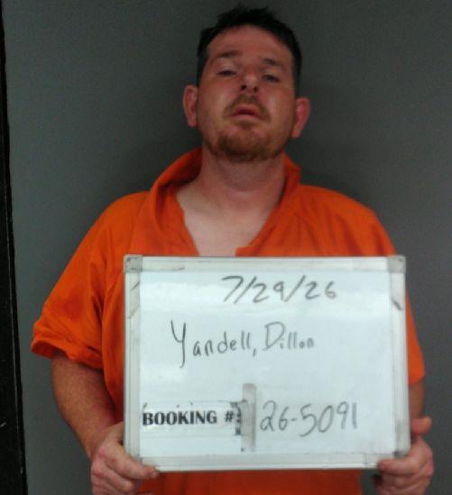 Booking photo of Dillon Yandell