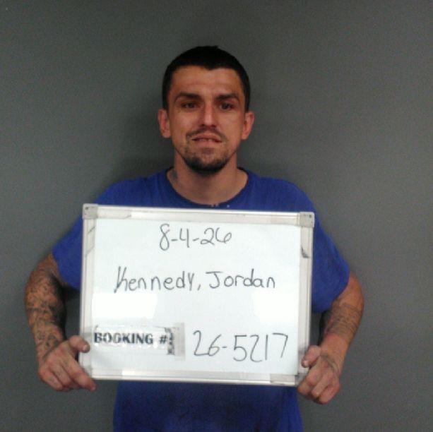 Booking photo of Jordan Kennedy