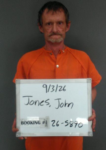 Booking photo of John Jones