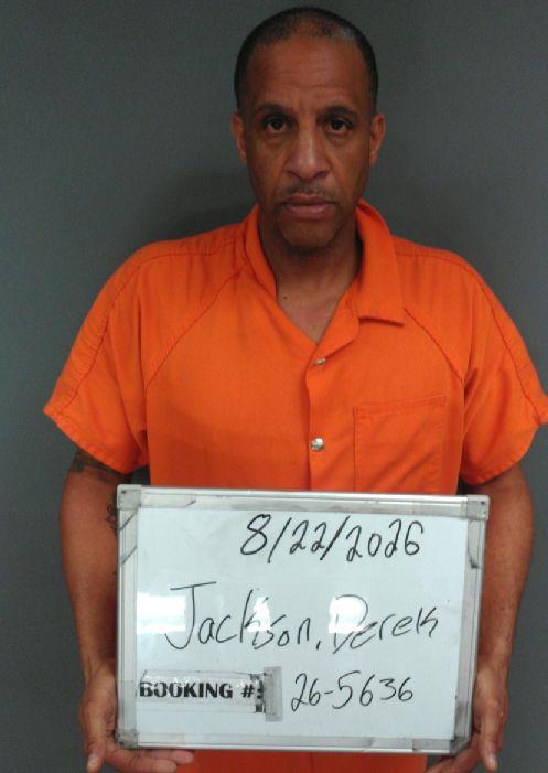 Booking photo of Derek Jackson