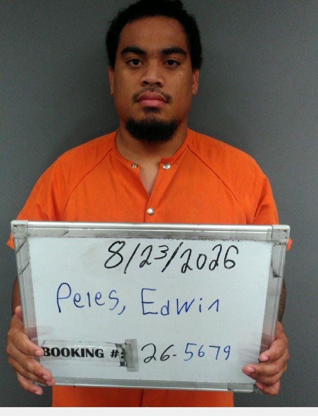 Booking photo of Edwin Peles