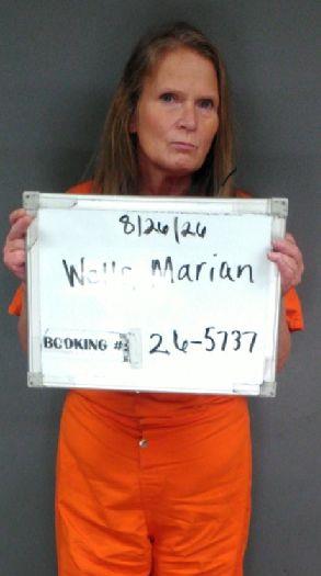 Booking photo of Marian Wells