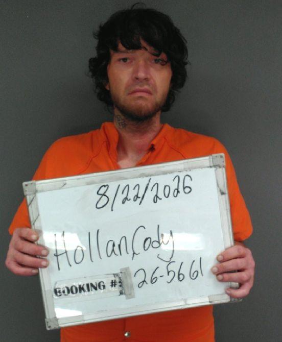 Booking photo of Cody Hollan