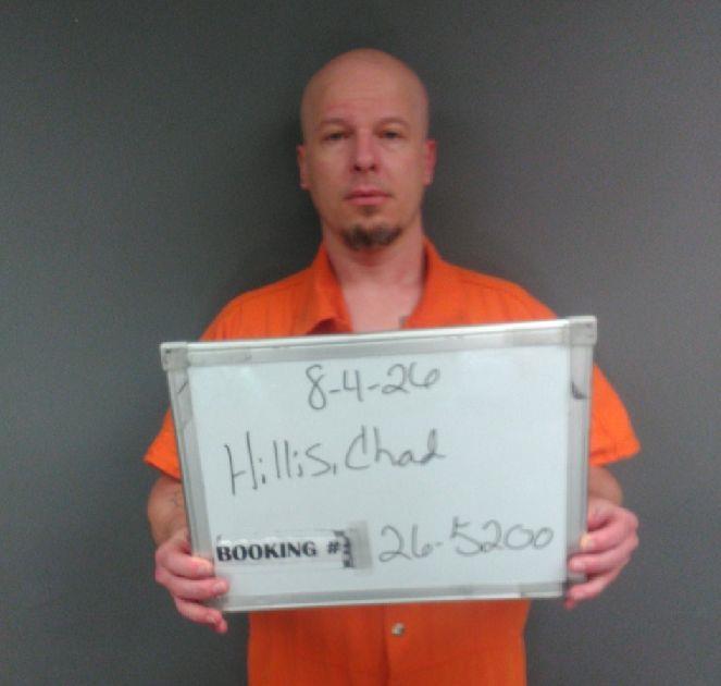 Booking photo of Chad Hillis
