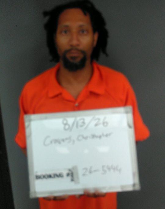 Booking photo of Christopher Cravens