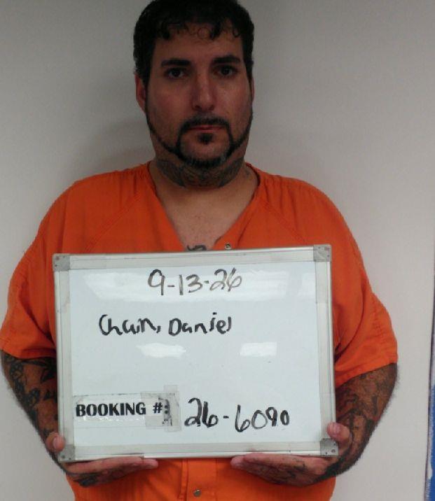 Daniel Chain booking photo