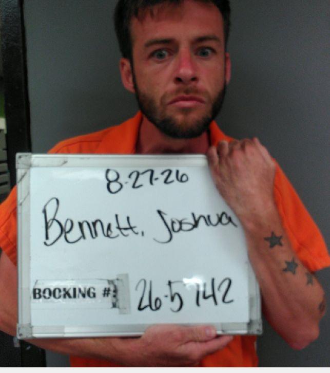 Booking photo of Joshua Bennett