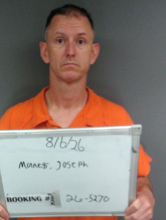 Booking photo of Joseph Maness