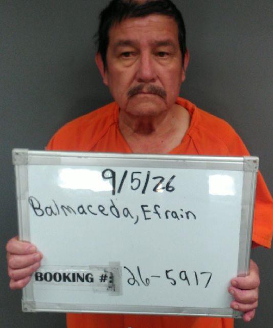 Booking photo of Efrain Balmaceda