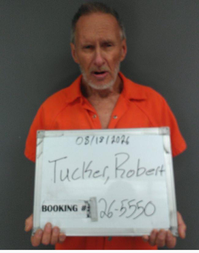 Booking photo of Robert Tucker