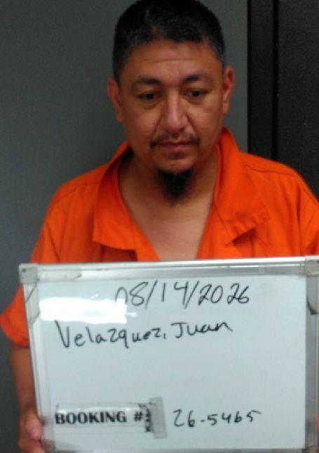 Booking photo of Juan Velazquez