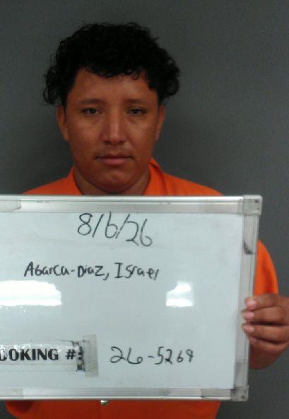 Booking photo of Israel Abarca-diaz