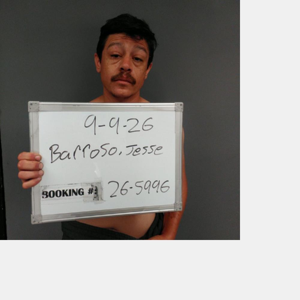 Booking photo of Jesse Barroso