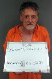 Booking photo of Charles Sanders