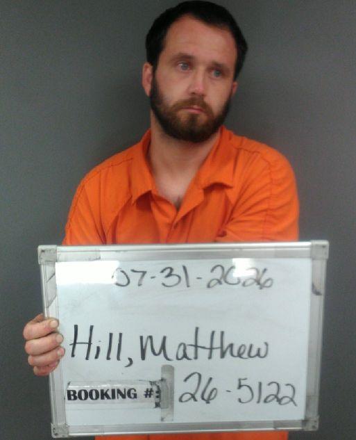 Matthew Hill booking photo