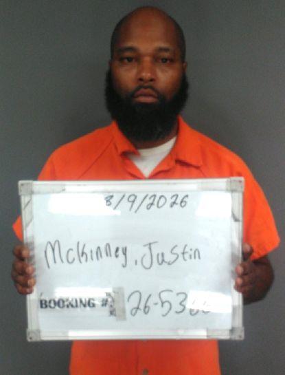 Booking photo of Justin Mckinney
