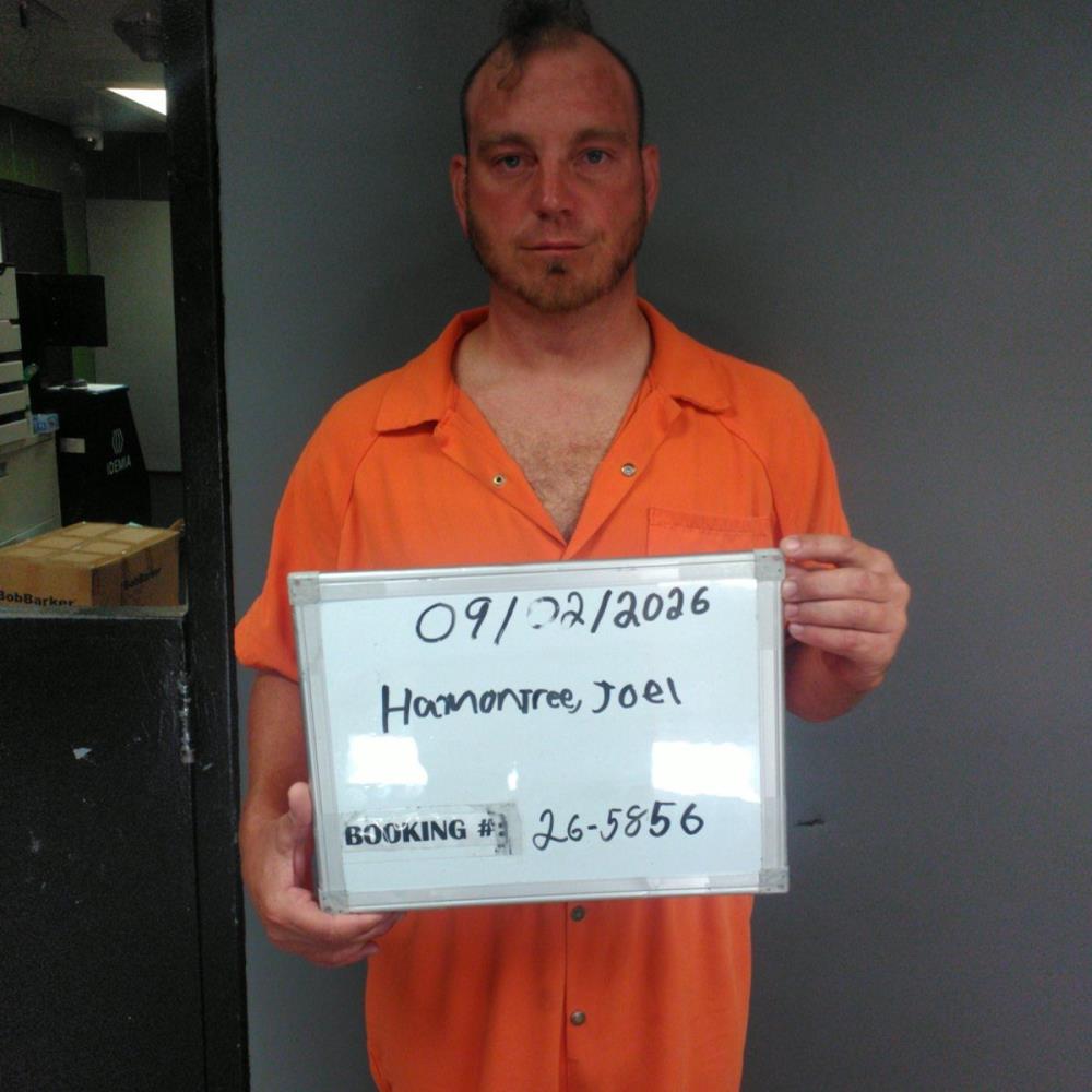 Booking photo of Joel Hamontree