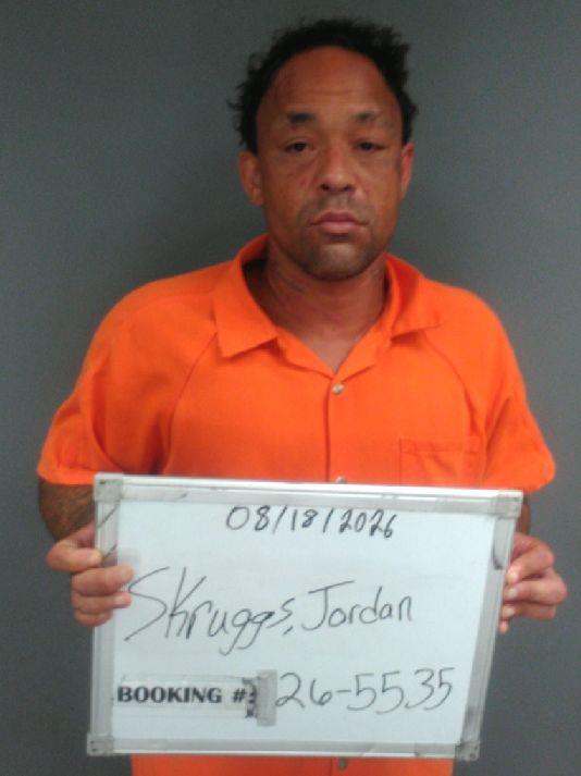 Booking photo of Jordan Skruggs