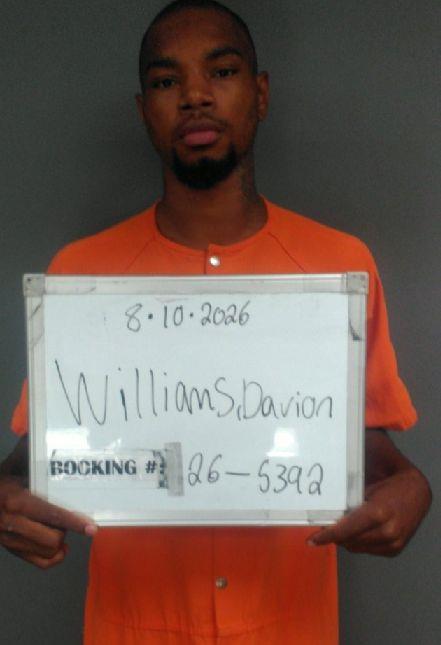 Booking photo of Davion Williams