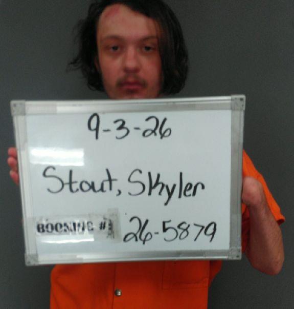 Booking photo of Skyler Stout