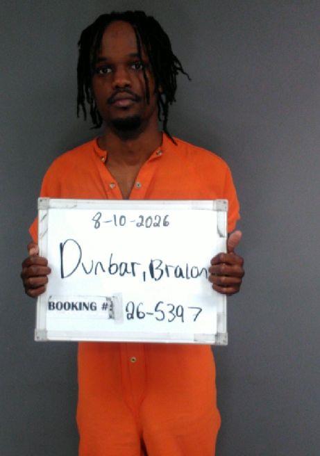 Booking photo of Bralon Dunbar