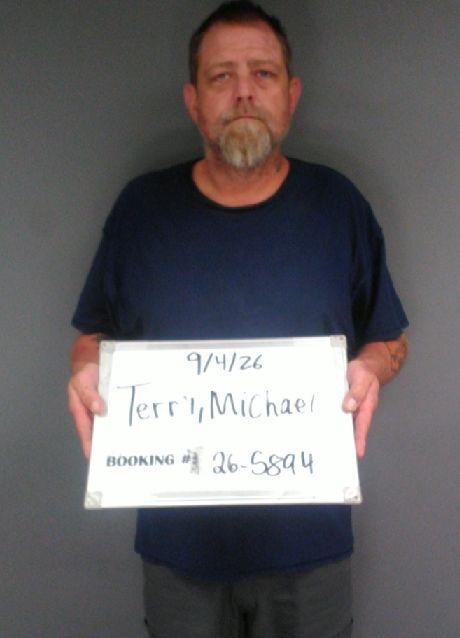 Booking photo of Michael Terry