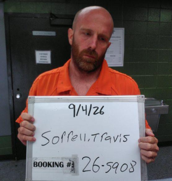 Booking photo of Travis Sorrell