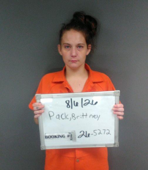 Booking photo of Brittney Pack