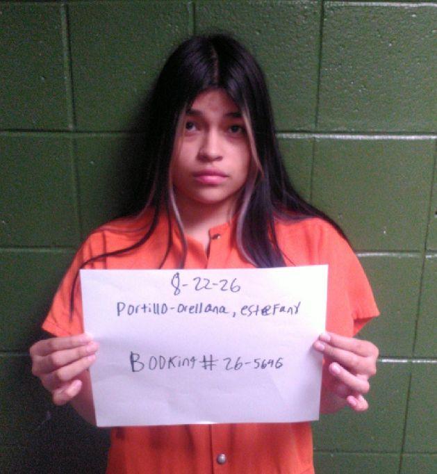 Booking photo of Estefany Portillo-orellana