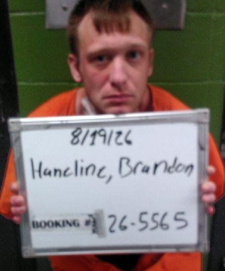 Booking photo of Brandon Haneline