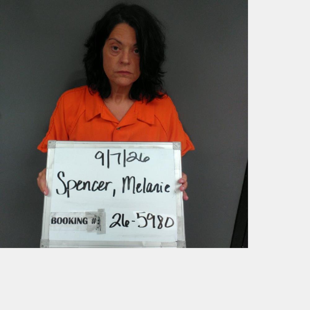 Booking photo of Melanie Spencer