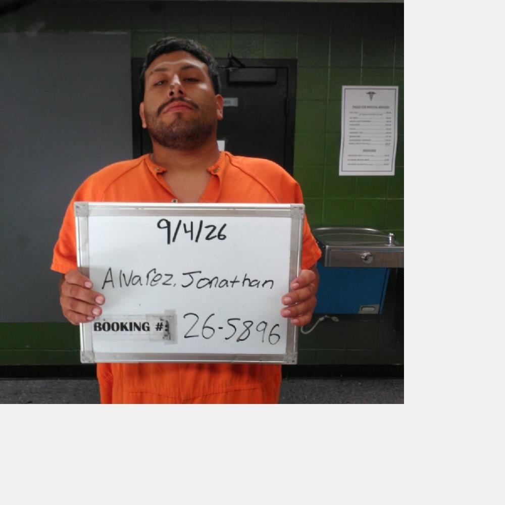 Booking photo of Jonathan Alvarez