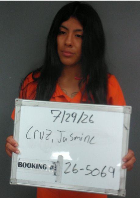 Booking photo of Jasmine Cruz