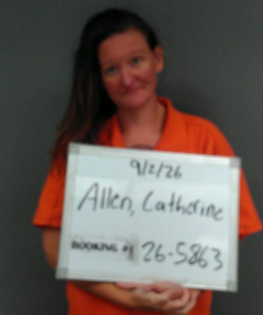 Booking photo of Catherine Allen