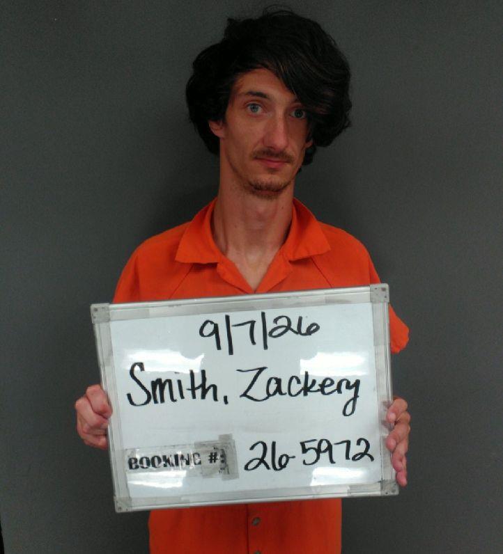 Booking photo of Zackery Smith