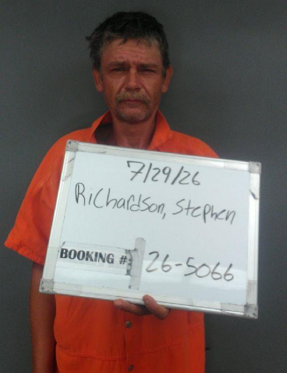 Booking photo of Stephen Richardson