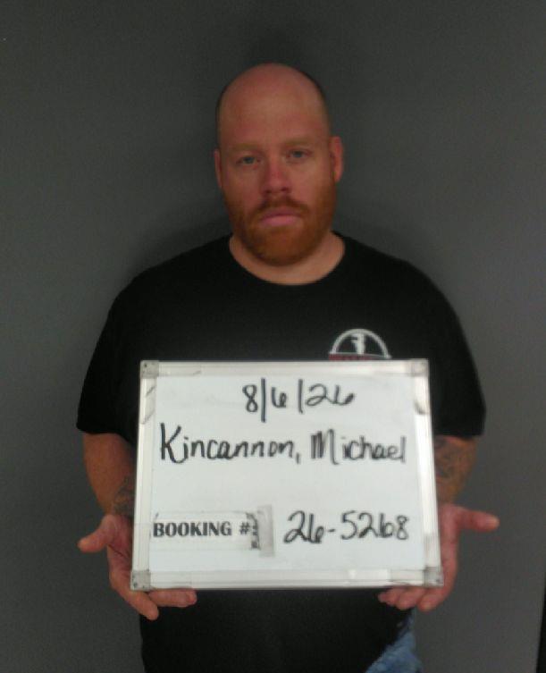 Booking photo of Michael Kincannon