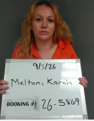 Booking photo of Karah Melton