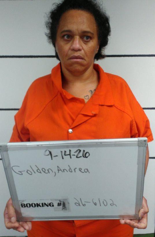 Andrea Golden booking photo