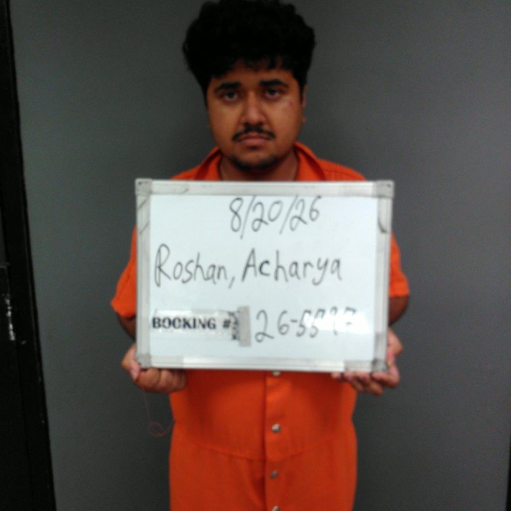 Booking photo of Roshan Acharya